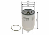 BOSCH F026402039 Fuel Filter - Separ Filter for MAN TGX TGS — Fuel Delivery