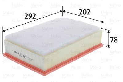 Valeo 585419 Air Filter (Renault Master III-/ Opel Movano 2.3 CDI- CDTi 2010 -) — Air & Cabin Filters