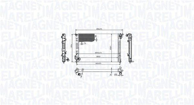 Magneti Marelli 350213212700 Water Radiator Mini R50-R52 Bm 01-07 — Radiators & Fans