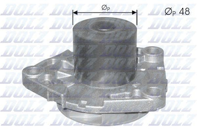 DOLZ A300 Water Pump Doblo III /Egea /500 /Linea /Alfa-159 /Astra /Vectra 1.6 Mjet 07 — Water Pump & Thermostat