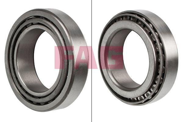 fag-32011x-wheel-bearing-front-view, fag-32011x-wheel-bearing-side-view FAG 32011X Wheel Bearing - Premium Quality for Car Owners & Mechanics | 55 mm ID, 90 mm OD, 23 mm Width FAG 32011X Wheel Bearing – Quality Replacement Part fag, wheel-bearing, car-parts, automotive, mechanic-tools, replacement-parts, vehicle-maintenance, high-quality, car-repair, ai-generated