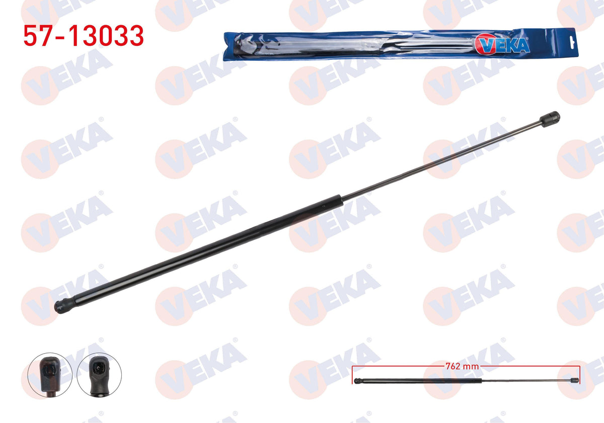 Veka 57-13033 Motor Hood Gas Strut 762mm / 340N Audi A4 2008-2016 / A5 2010-2016 | Set of 2