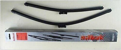 Silbak Peugeot 307 Front Wiper Blade Set for 2001-2006 Models — Wipers