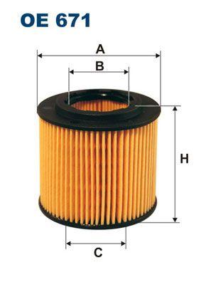Filtron OE671 Oil Filter Polo Fox Cordoba Ibiza IV V Fabia 1.2 12V — Oil Filters