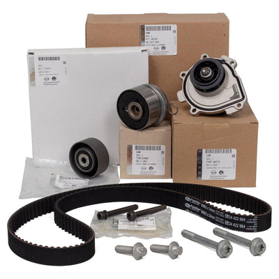 General Motors Opel Astra G 1.6 Twinport Timing Belt Set & Water Pump Original — Water Pump & Thermostat