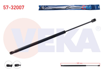 Veka 57-32007 Trunk Gas Strut 539mm / 520N Opel Meriva A 2003-2010 — Support Rods & Struts