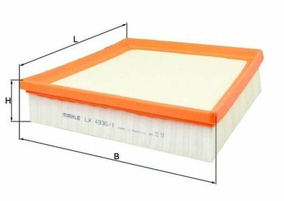 MAHLE Air Filter LX4335-1 - Jaguar XF Owners — Air & Cabin Filters