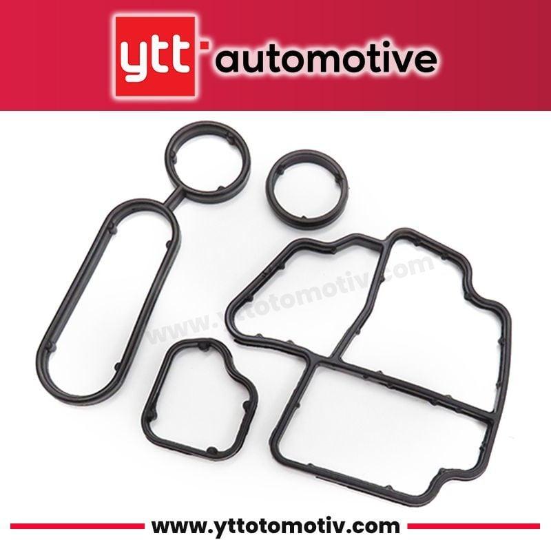 ytt-oil-cooler-gasket-1, ytt-oil-cooler-gasket-2 YTT Oil Cooler Gasket - Compatible with 2009 Golf VI and Other Models | Size 1.6L-2.0L TDI YTT Oil Cooler Gasket for 2009 Golf VI and More oil-cooler-gasket, ytt, vw-golf-vi, auto-parts, car-maintenance, mechanics, oil-filter-gasket, engine-parts, automotive-repair, ai-generated
