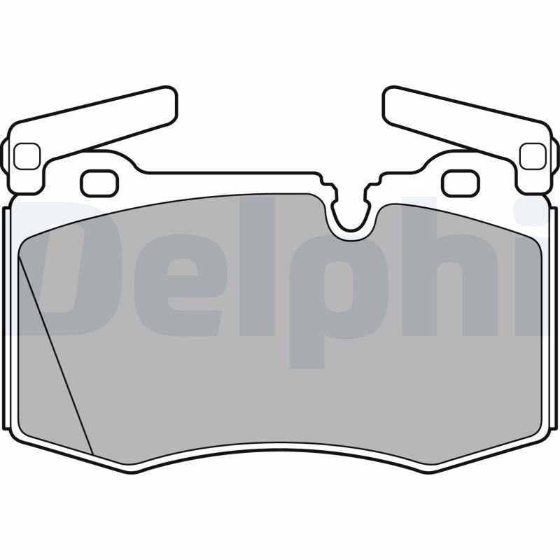Delphi LP2235 Brake Pad Front Mini Cooper R55 R56 R57 R58 R59 Sport — Brake Pads