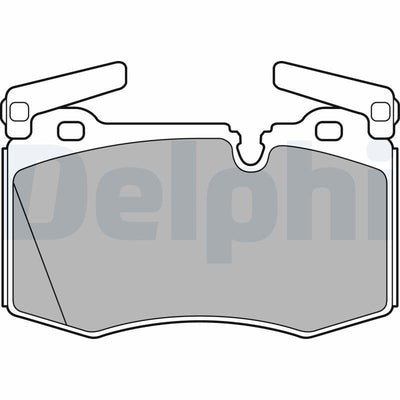 Delphi LP2235 Brake Pad Front Mini Cooper R55 R56 R57 R58 R59 Sport — Brake Pads