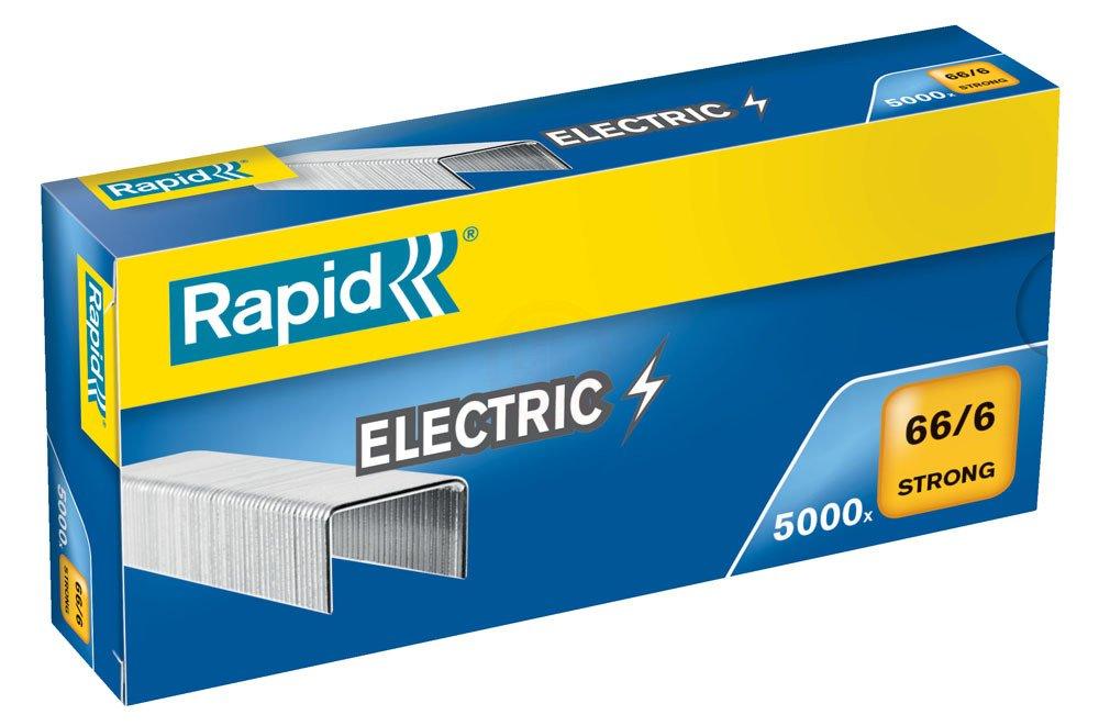Rapid 24867800 Staples Series 66, 6 mm, Strong (1 pack/5000 pcs)