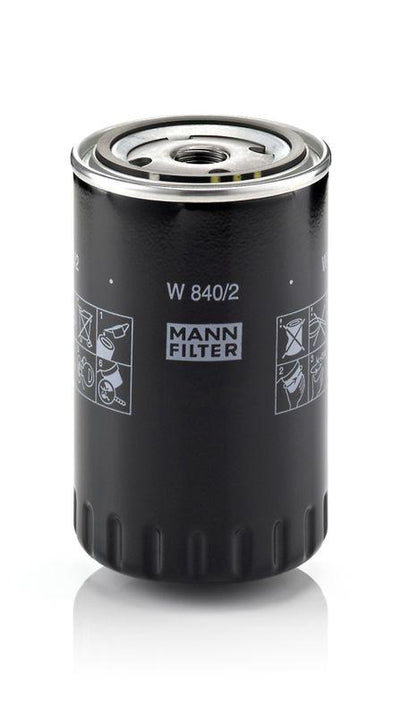 Mann W840-2 Oil Filter (VW: Golf III-Passat-Polo-Sharan-Vento / Seat Cordoba-Ibiza II-Toledo 1.9 TDI) — Oil Filters