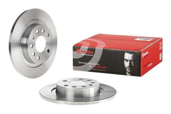 Brembo 08.9511.10 Brake Disc Rear 278mm (Opel Vectra C 1.6 16V 06 / 04 | Set of 2