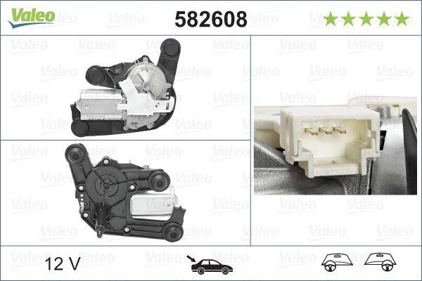 Valeo 582608 Wiper Motor Rear Peugeot 308 3008 5008 Citroen C4 DS4 DS5