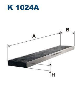 filtron k1024a pollen filter front view, filtron k1024a pollen filter dimensions FILTRON K1024A Pollen Filter - Active Carbon for 98-10 Sharan Drivers | 21.1 x 4.5 x 1.0 in. FILTRON K1024A Pollen Filter for 98-10 Sharan filtron, pollen-filter, 98-10-sharan, active-carbon, car-maintenance, cabin-air-filter, car-owners, sharan-drivers, automotive, ai-generated