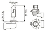 BOSCH HB3 60W 12V Eco Bulbs - 10 Pack — Headlights