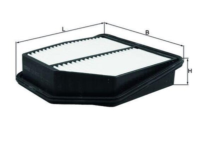 Mahle LX4082 Air Filter Grand Vitara II (Jt, Te, TD) 1.9 DDiS 09-15