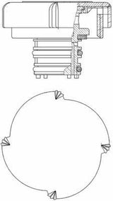 MAHLE CRB22000P Expansion Tank Diameter - Fits BMW 3 Series, 5 Series and 3 more models — Hoses & Tanks