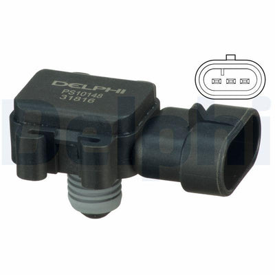 Delphi PS10148 Opel Astra G/Corsa C/Combo Tour/Meriva A Y17DT Map Sensor — Engine Management Sensors