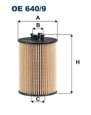 filtron oe640-9 oil filter front view, filtron oe640-9 oil filter side view, filtron oe640-9 oil filter technical specifications FILTRON OE640-9 Oil Filter - Compatible With 2005-2013 A-Class & B-Class | 3.34 in Height FILTRON OE640-9 Oil Filter oil-filter, filtron, oe640-9, car-maintenance, vehicle-parts, automotive, engine-filter, mechanics, car-owners, ai-generated