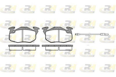 ROADHOUSE 2192.12 Brake Pad Saxo S0. S1 05 96-04 — Brake Pads