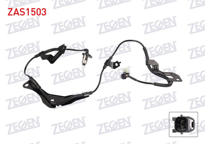 Zegen ZAS1503 ABS Sensor Front Right Mitsubishi Triton L200 2014 — Brake Sensors & ABS