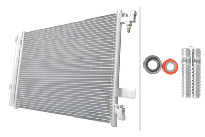 Hella 8FC366221-141 A/C Condenser Opel Astra J /Cruze 1.3D /1.4 /1. 6 — Condensers & Evaporators