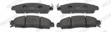 FERODO FDB5090 Front Brake Pad Set - Compatible with 2015 Nissan Navara — Brake Pads