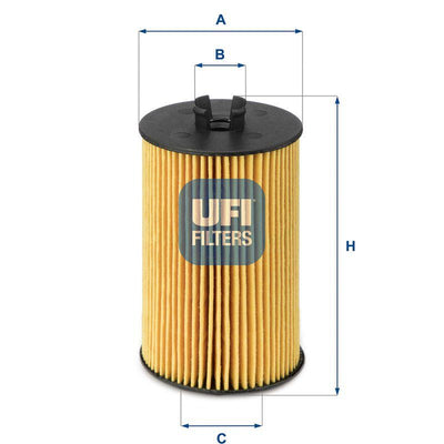 Ufi 25.012.00 Oil Filter Astra G-H Corsa B-C-D Meriva A Agila Tigra B 96-07 X10-X14-X12-Z12 — Oil Filters
