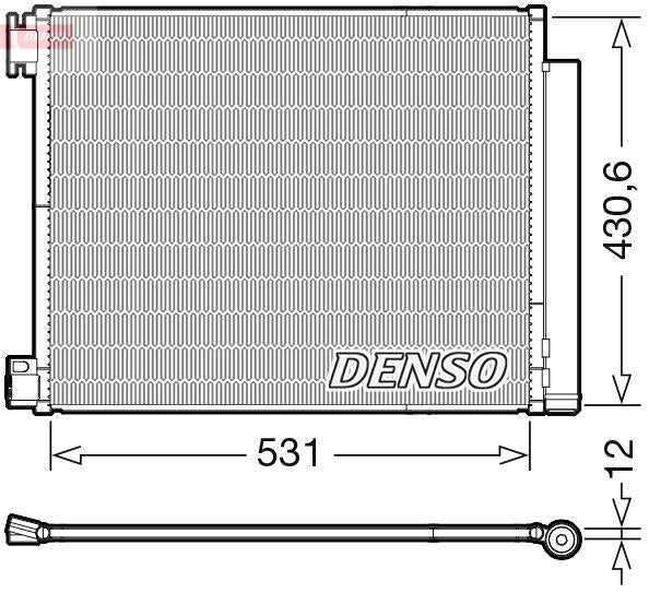 Denso DCN23039 A/C Condenser (Kondenser) 16-Megane.IV-Grand Scenic-Talisman — Condensers & Evaporators