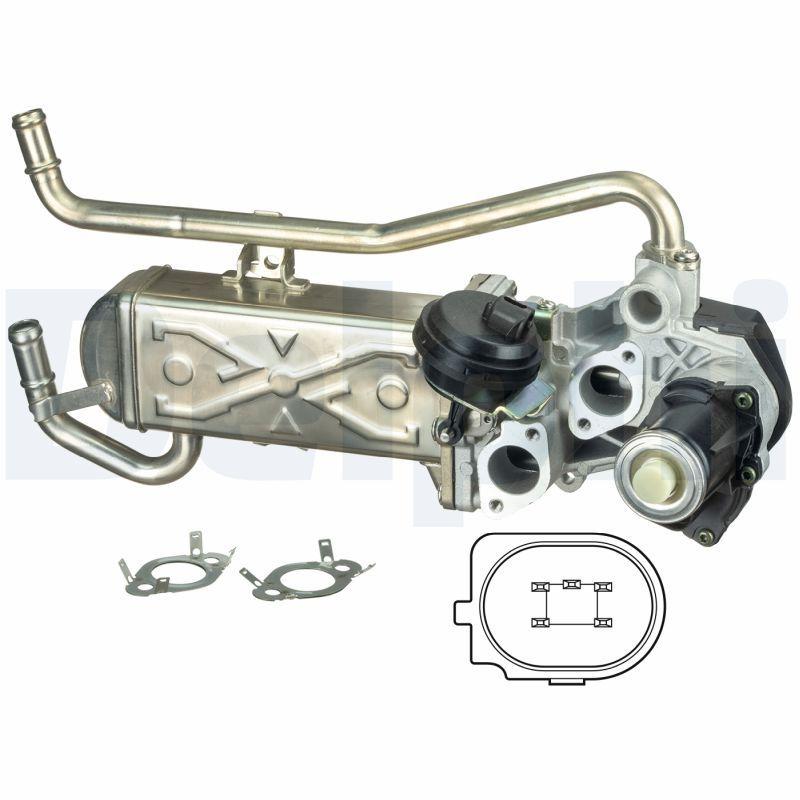 Delphi EG10432-12B1 EGR Valve + Cooler VW Polo 10-, Seat Ibiza 12-15, Skoda Fabia/Roomster 11-15 1.2 TDI — Emission Control