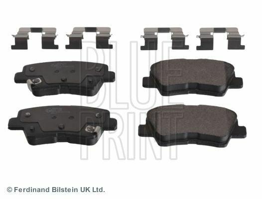 blueprint adg042160 brake pad set, brake pads for hyundai tucson and kia rio BLUEPRINT Brake Pad Set ADG042160 - For Hyundai Tucson, Elantra & Kia Rio | 4.0 in x 1.6 in x 0.6 in BLUEPRINT Brake Pad Set - Hyundai Kia Models brake-pads, hyundai-parts, kia-parts, blueprint, car-maintenance, brake-repair, auto-parts, replacement-pads, mechanics-tools, ai-generated