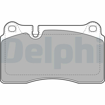 Delphi LP2012 Brake Pads for Touareg (V6, V10 and 2 more models