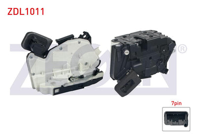Zegen ZDL1011 Door Lock with Motor Right Rear 7 Pin VW Golf VI-VII-Jetta III-IV-Polo-Sharan-Touran — Handles, Locks & Latches