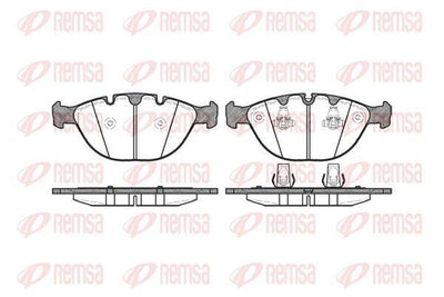 REMSA 0958.00 Brake Pad X5 E53 05 00-01 07 — Brake Pads