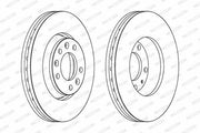 ferodo-ddf1601-front-brake-disc, ferodo-brake-disc-packaging FERODO DDF1601 Front Brake Disc - Vented 280mm for Scudo, Expert, Jumpy III | Set FERODO DDF1601 Front Brake Disc for Scudo, Expert, Jumpy III ferodo, front-brake-disc, vented-brake-disc, scudo-parts, expert-parts, jumpy-iii-parts, car-maintenance, brake-replacement, mechanics-tools, ai-generated