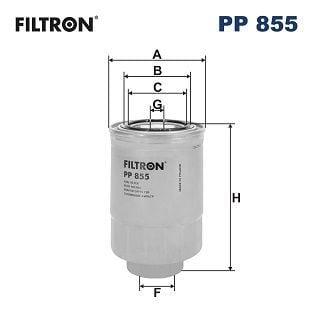 FILTRON PP855 Fuel Filter - High-Performance Diesel Filtration — Fuel Delivery
