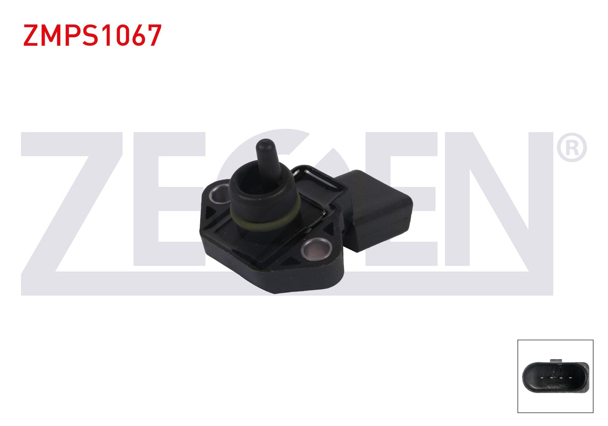 Zegen ZMPS1067 Map Sensor Audi A3, A4, A6 1.8 T-1.9 TDI 1996-/ Skoda Octavia 1.8 T-1.9 TDI 1997-2 — Engine Management Sensors