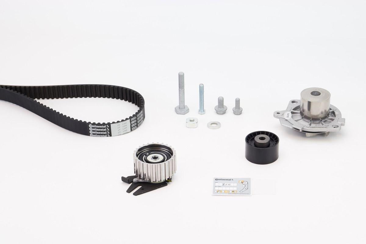 CONTINENTAL CTAM CT1106WP1 Timing Belt Kit + Water Pump (Fiat: 1.9D Croma Punto / Alfa: 1.9 JTD 159 — Water Pump & Thermostat