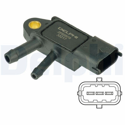 Delphi DPS00019 DPF Sensor Exhaust Pressure Clio IV/Megane III 1.5-1.6 dCi 13>
