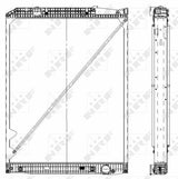NRF 519578 Radiator Motor for Mercedes Benz Actros - High Performance Aluminum — Radiators & Fans
