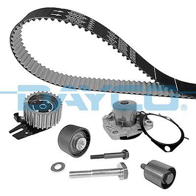 Dayco Fiat Doblo 1.6 Diesel Euro 6 2012- Timing Belt Kit with Water Pump — Water Pump & Thermostat