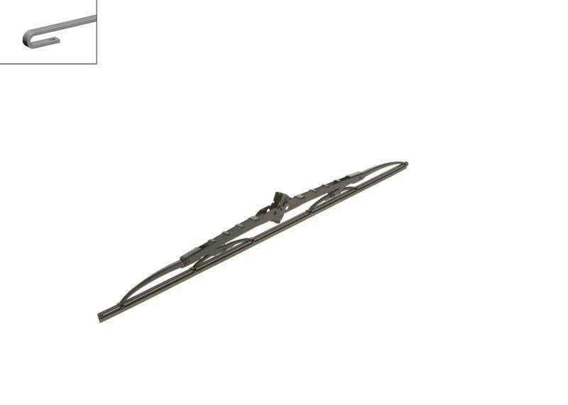 BOSCH Wiper Blade 3397018965 - Spoylersiz Kollu Model for Renault D Series — Wipers