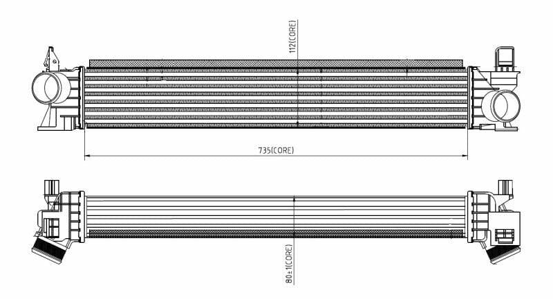 nrf turbo intercooler radiator, turbo radiator for boxer and jumper, intercooler radiator technical specifications NRF Turbo Intercooler Radiator - Compatible with Boxer III, Jumper III, Ducato III | 2.2HDI, 3.0HDI, 2.3JTD, 3.0JTD NRF Turbo Intercooler Radiator - Boxer Jumper Ducato turbo-intercooler, nrf-309033, car-performance, mechanics, car-parts, engine-cooling, jumper-iii-parts, boxer-iii-parts, ducato-iii-parts, ai-generated