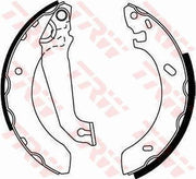 trw-gs6254-brake-shoe, trw-brake-shoe-for-escort-orion, brake-shoe-dimensions-203mm-x-38mm TRW GS6254 Brake Shoe - Precision Fit for Escort Orion 90 | 203mm x 38mm TRW GS6254 Brake Shoe - Escort Orion 90 - 203mm x 38mm brake-shoe, trw, escort-orion, car-parts, mechanics, automotive, braking-systems, car-maintenance, ai-generated, auto-repair