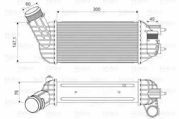 VALEO Turbo Intercooler Radiator - Compatible with P308, P3008, P5008 — Radiators & Fans