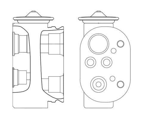 Mahle AVE 4 000S A/C Valve F20 F21 F30 F31 F32 F33 F34 F36 Bm 10-18 — Condensers & Evaporators