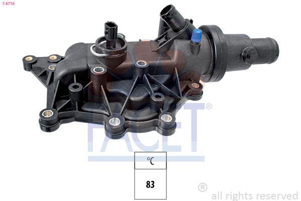 Facet 78716 Thermostat 83 °C Renault Clio III Fluence Megane II 16 16V 03 K4m