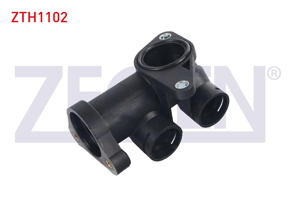 Zegen ZTH1102 Thermostat Flange Plastic Audi A4 1.8-1.8 T 1994-2001 / A6 1.8-1.8 T 1994-2004 / VW P — Water Pump & Thermostat