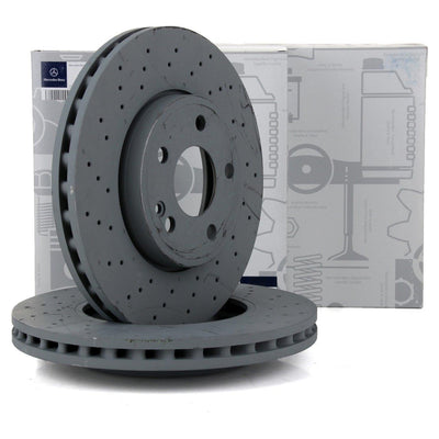 Mercedes-Benz A2464212512 - Front Brake Disc Kit for W176 A180 AMG — Brake Rotors & Drums